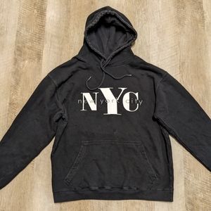 New York City Black Hoodie Sweater